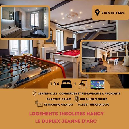 Duplex Jeanne D'Arc Billard Baby Logements Insolites Nancy Luaran gambar